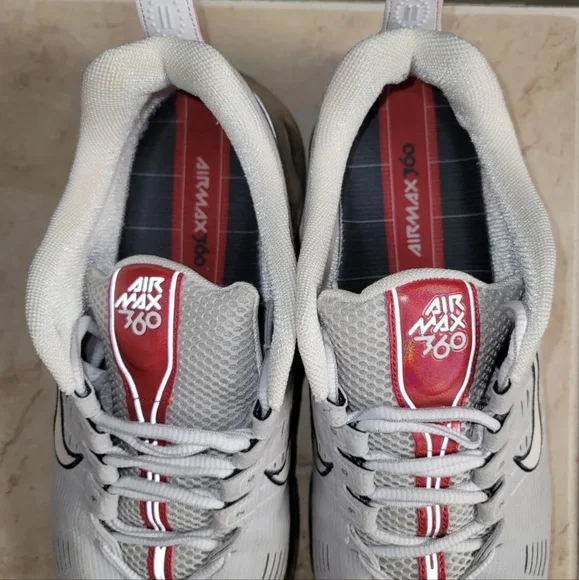 Size 13 Nike Air Max 360 Silver 310908-011 very rare 2006 BNIB sneakers hype - Picture 7 of 11